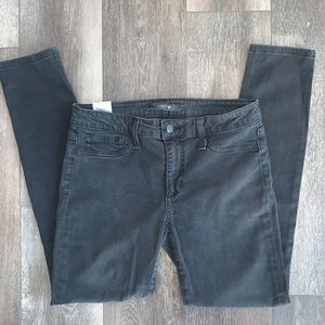 Joe’s skinny denim jean jeggings in faded black size 28